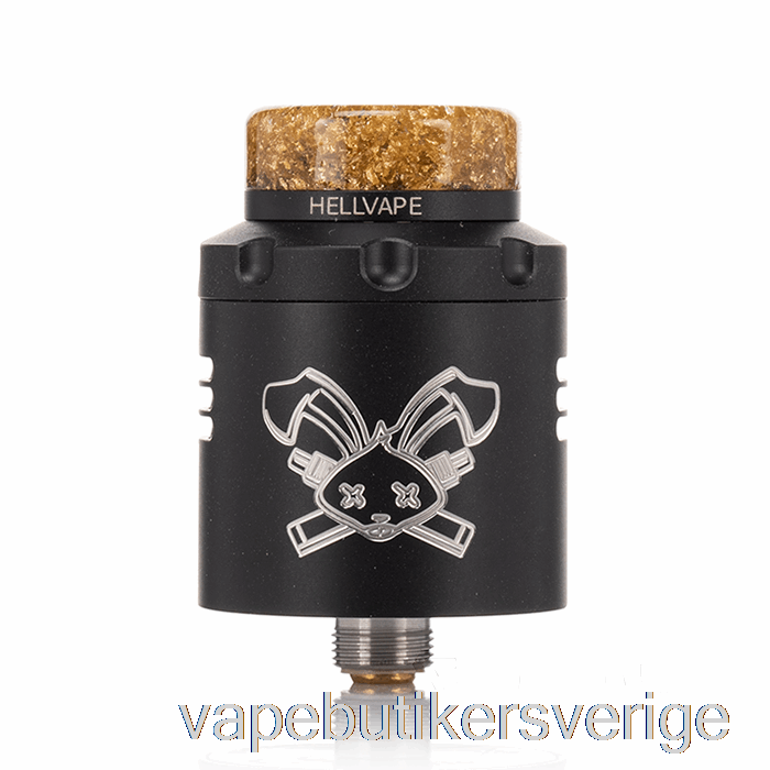 Vape Sverige Hellvape Dead Rabbit V3 24mm Rda Matt Svart (vit Logotyp)